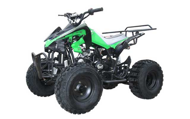 Quad 125cc Raptory Luxe 8 pouces Vert Adulte - PRESTY MOTORS